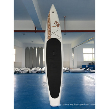 Tablero de SUP inflable de la nariz afilada, tablero de carreras